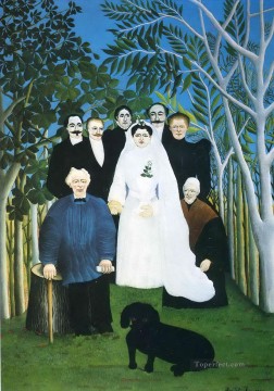 アンリ・ルソー Painting - 結婚式のパーティー アンリ・ルソー ポスト印象派 素朴な原始主義